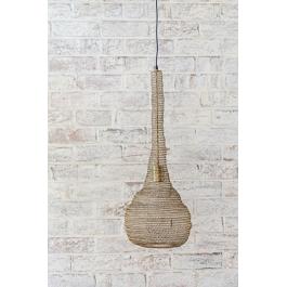 Crochet Lamp - Bulb - Matt Gold