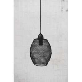 Crochet Lamp - Mini Ball - Black