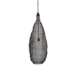 Crochet Lamp - Pod - Large - Black